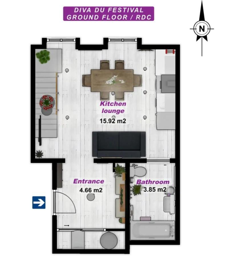 La Diva Du Festival - 10 Mn A Pied Palais & Plages - Cosy & Calme - Clim - Wifi Κάννες Εξωτερικό φωτογραφία
