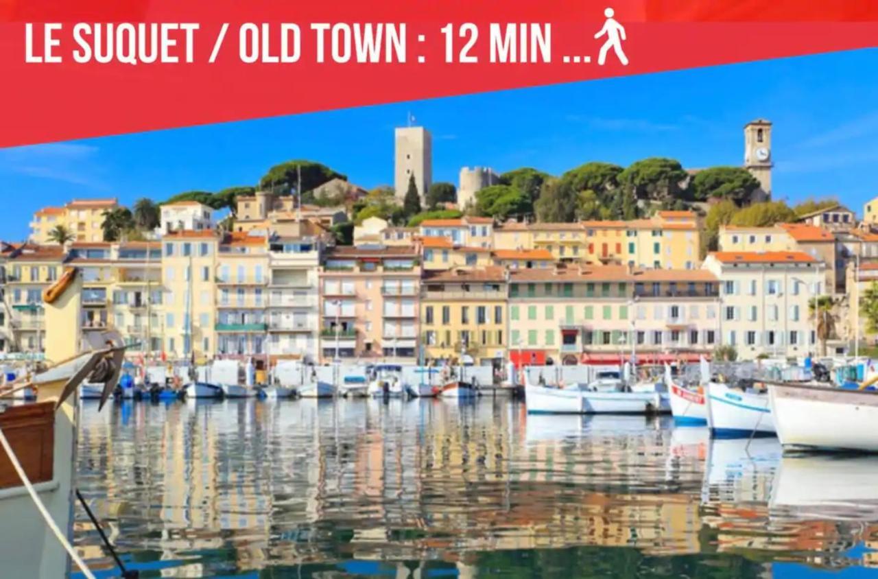 La Diva Du Festival - 10 Mn A Pied Palais & Plages - Cosy & Calme - Clim - Wifi Κάννες Εξωτερικό φωτογραφία