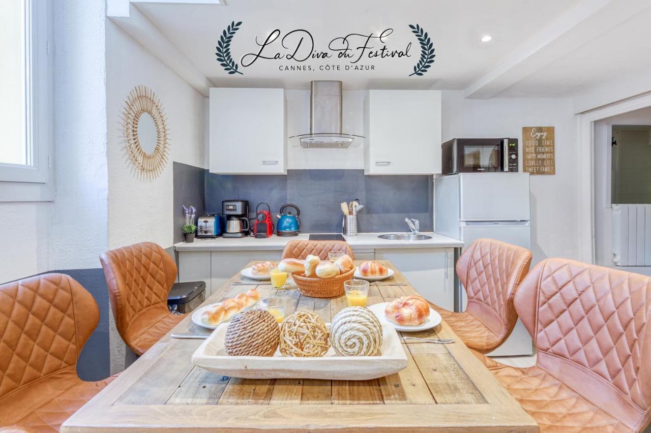 La Diva Du Festival - 10 Mn A Pied Palais & Plages - Cosy & Calme - Clim - Wifi Κάννες Εξωτερικό φωτογραφία